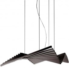 Φωτιστικό Κρεμαστό LED 150W 230V 15000lm Θερμό Φως σε Μαύρο ATOM